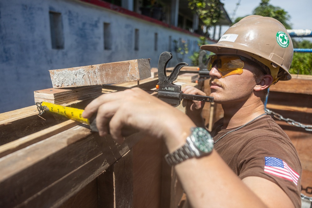 U.S. Navy Seabees Build 3 Two-Room Classrooms in Pandan, Indonesia as part of Pacific Partnership 2026