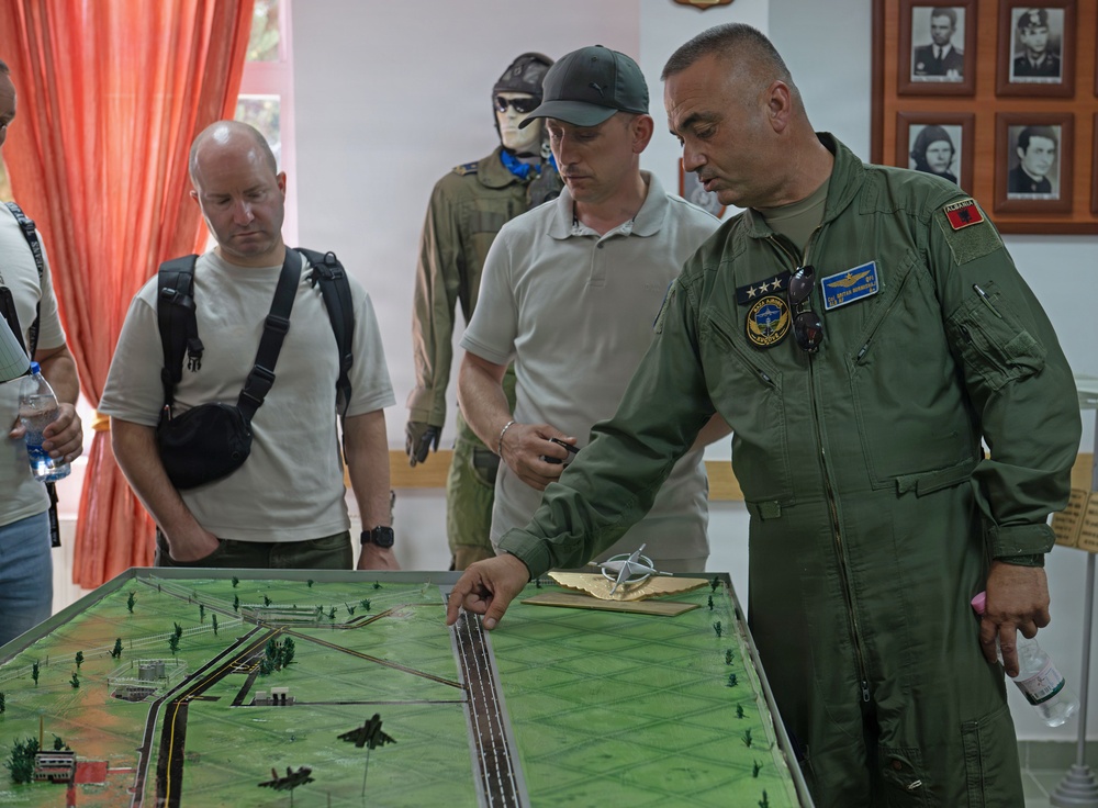 European Partnership Flight Visits Kuçovë Air Base