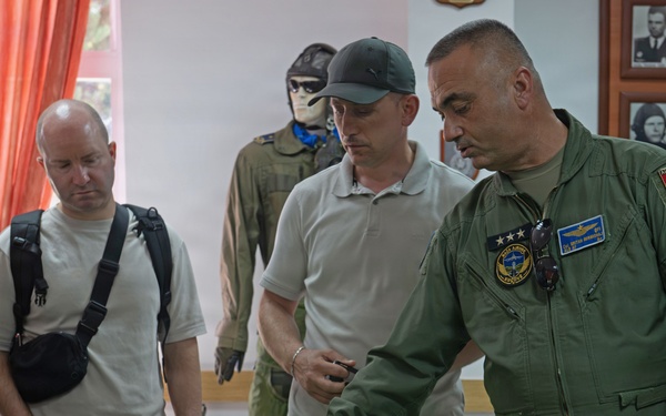 European Partnership Flight Visits Kuçovë Air Base