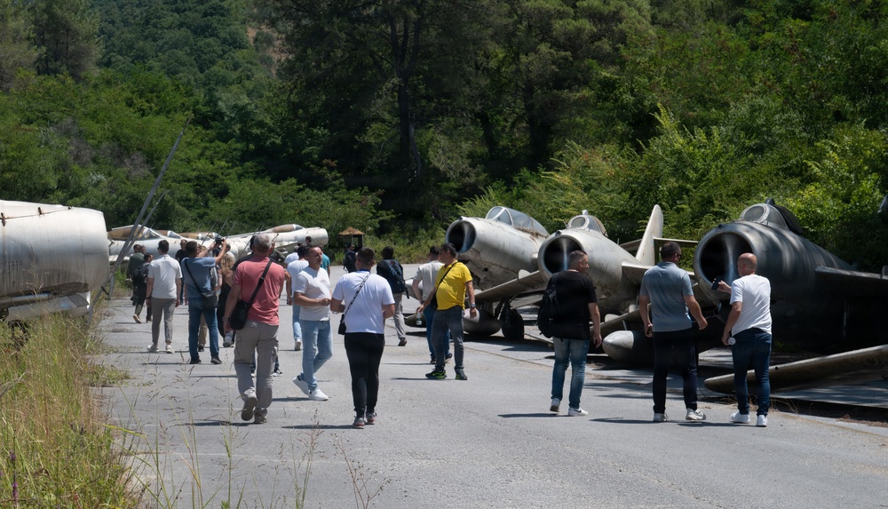 European Partnership Flight Visits Kuçovë Air Base