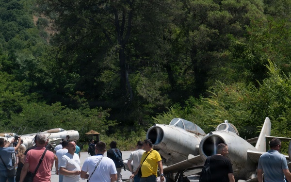European Partnership Flight Visits Kuçovë Air Base