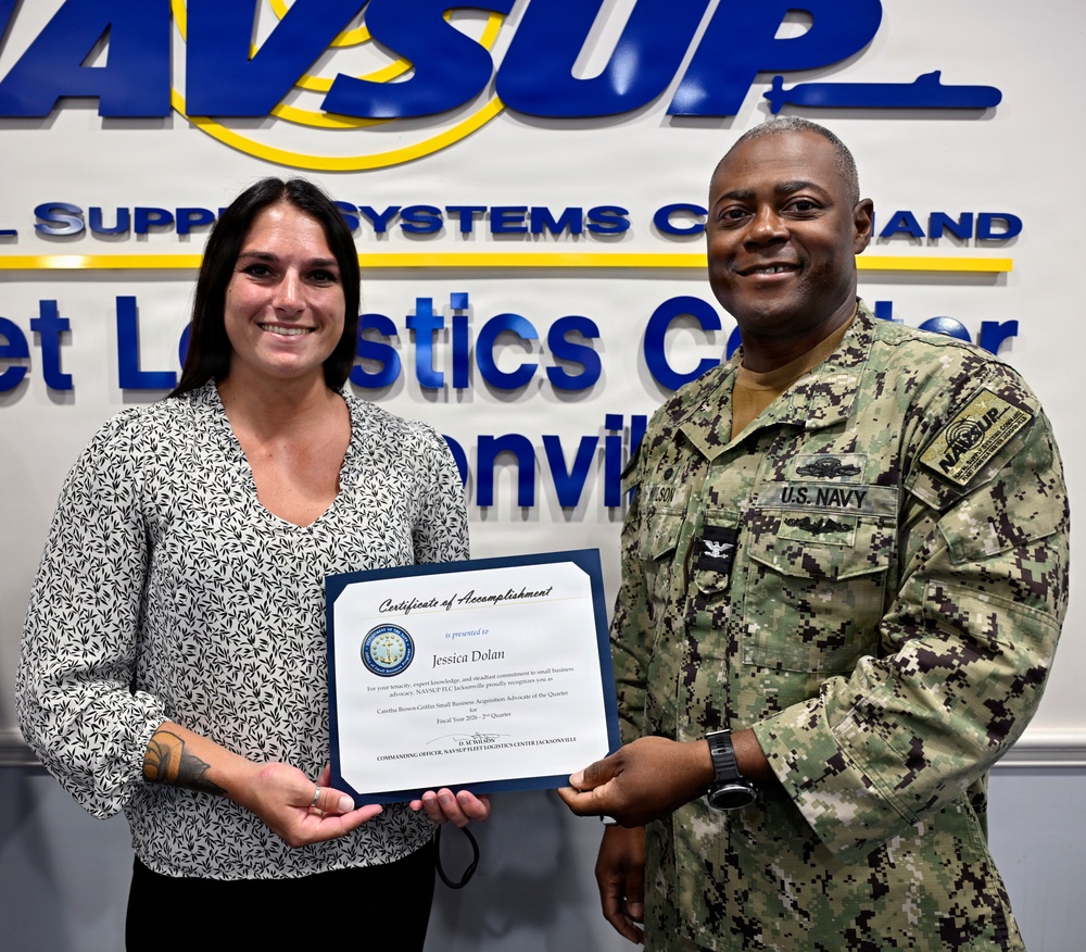 Jessica Dolan named Small Business Advocate of the Quarter