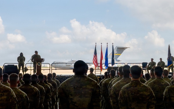 39 Air Base Wing change of command ceremony