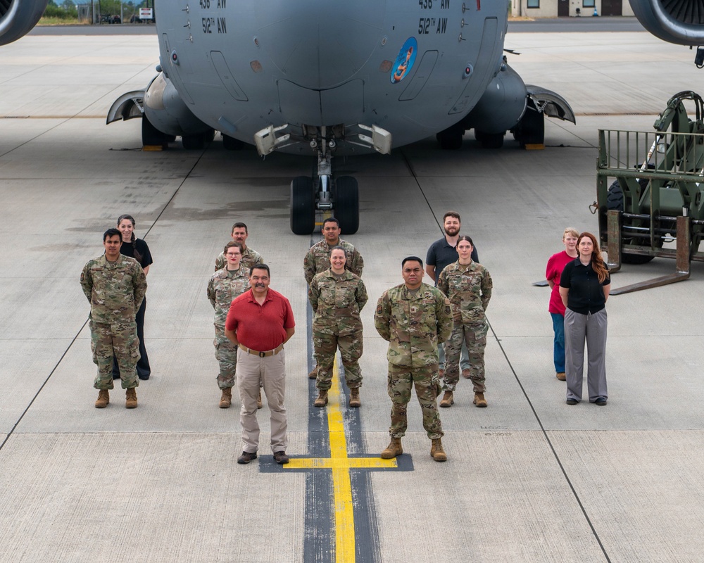 726th Air Mobility Squadron 2026 Team Photo Day
