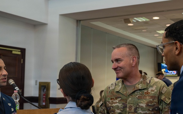 CSAF, CMSAF discuss readiness and quality of life during Aviano visit