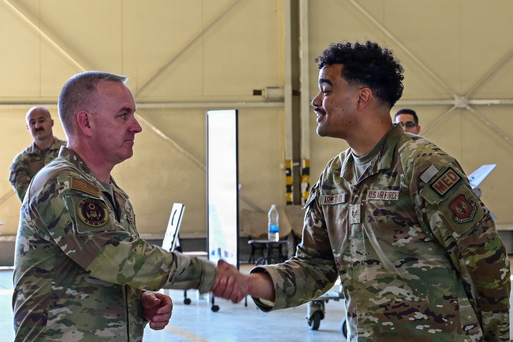 CSAF, CMSAF discuss readiness and quality of life during Aviano visit