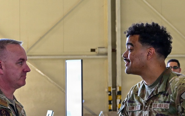 CSAF, CMSAF discuss readiness and quality of life during Aviano visit