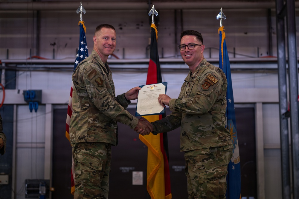 86th MXS welcomes new commander to Ramstein AB