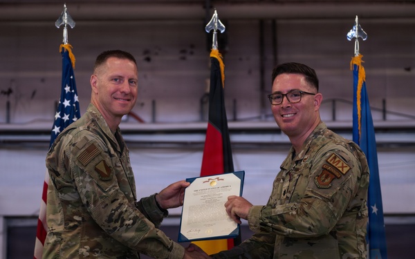 86th MXS welcomes new commander to Ramstein AB
