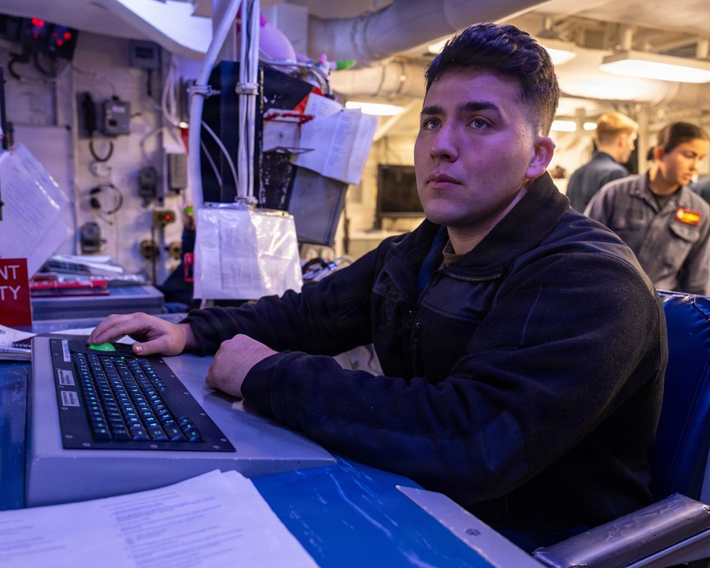 USS Rafael Peralta Engineering Watchstanders