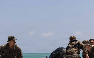 U.S. Marines with 3rd Marine Division Rehearse Helicopter Close Air Support Drills