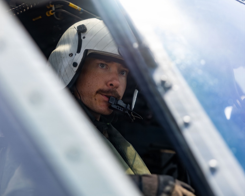Rafael Peralta Conducts Flight Operations