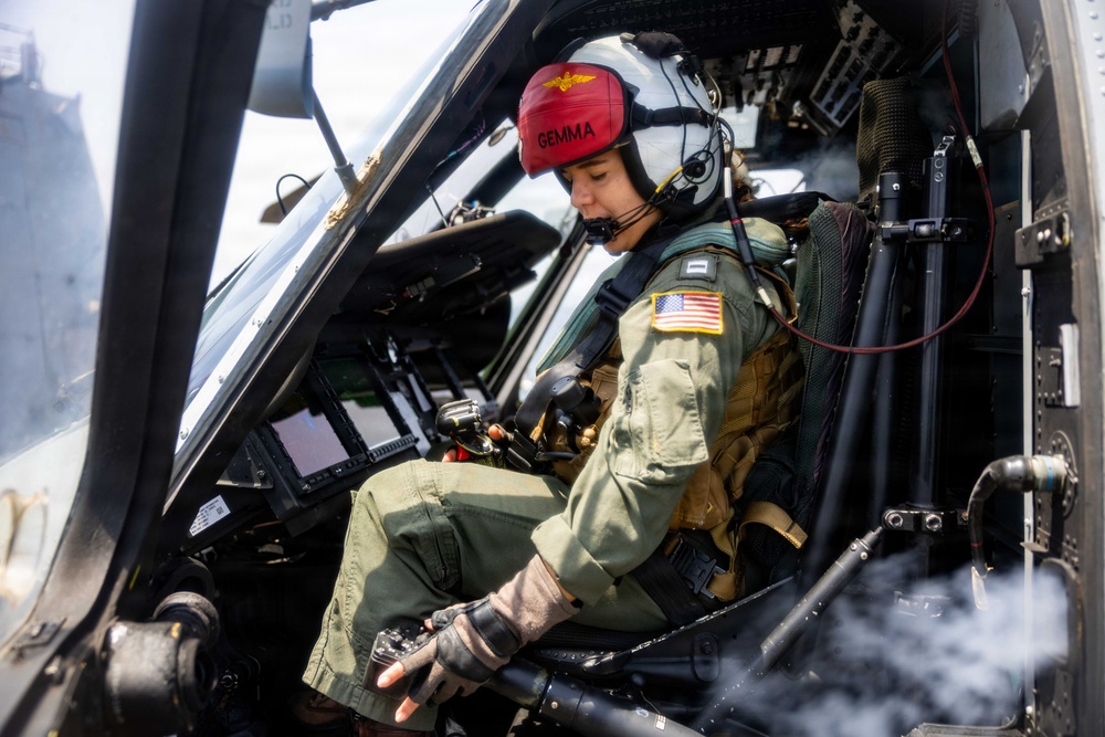 Rafael Peralta Conducts Flight Operations