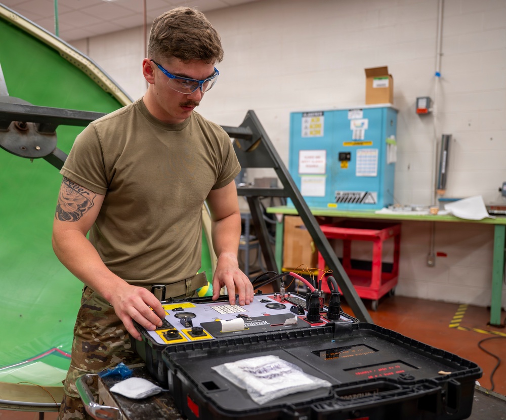 437th AMXS Aircraft Structural Maintenance Airmen Completes Nose Dive Repair