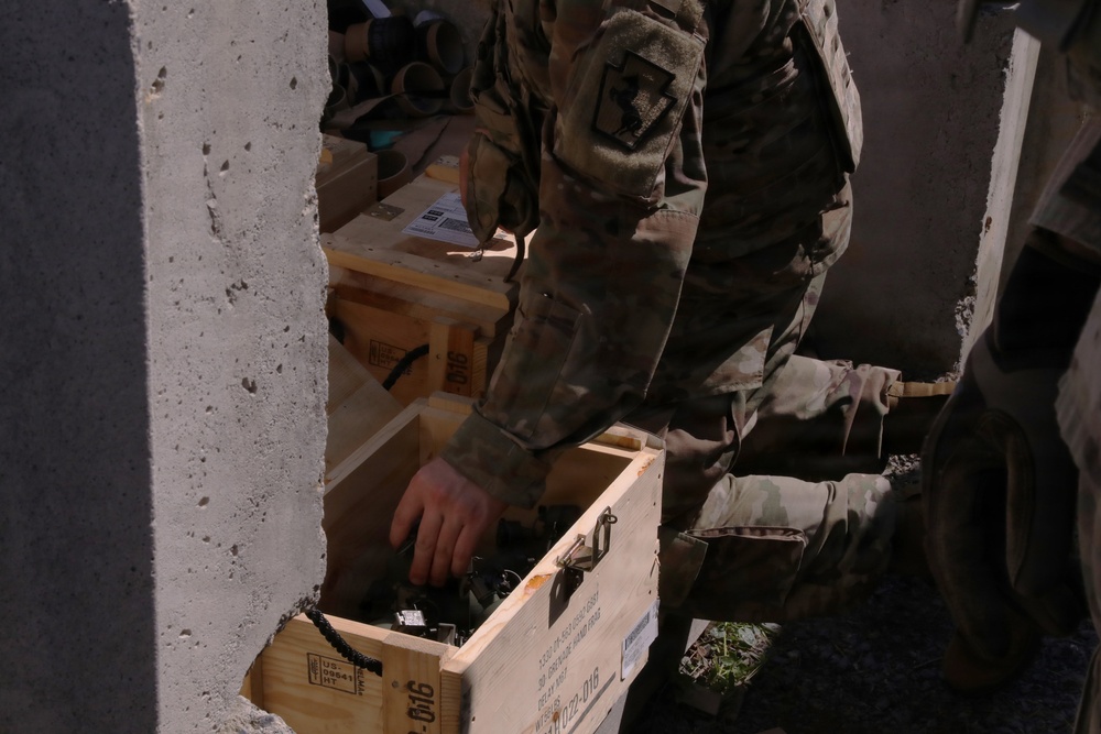 55th Maneuver Enhancement Brigade Conducts Grenade Training