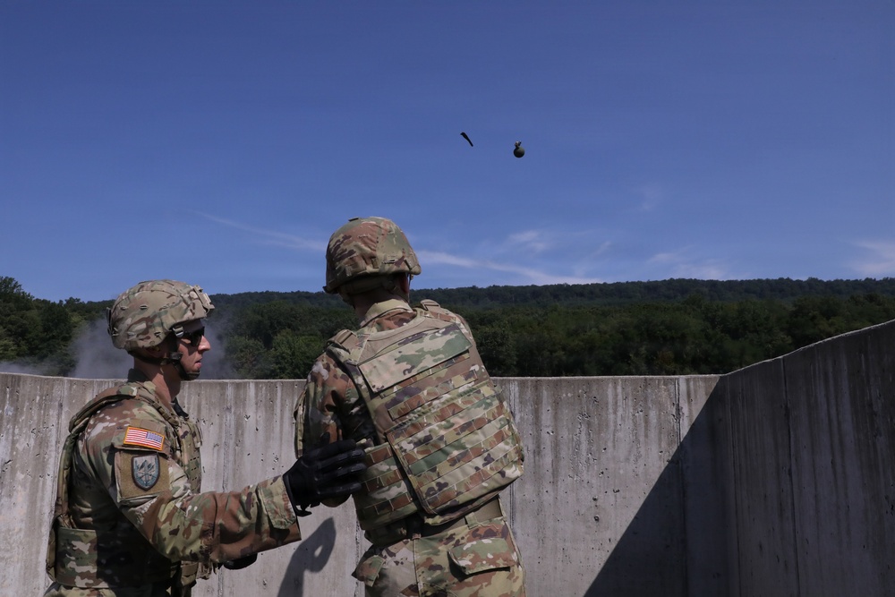 55th Maneuver Enhancement Brigade Conducts Grenade Training