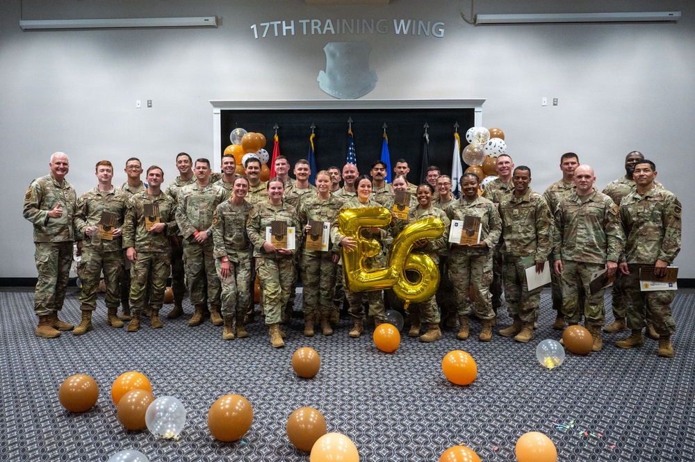 Goodfellow celebrates 2026 technical sergeant release party