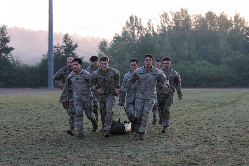 41st Field Artillery Brigade Soldiers conduct team training exercises