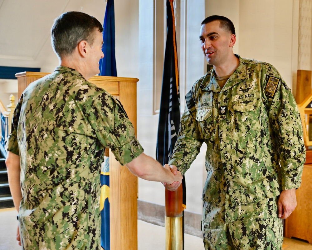 ABF1 Nikola Stankoski Reenlistment Ceremony