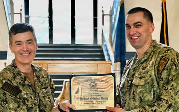 ABF1 Nikola Stankoski Reenlistment Ceremony