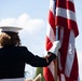 The Marine Corps Mounted Color Guard presents the colors during Gunnison Cattlemen’s Days