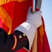The Marine Corps Mounted Color Guard presents the colors during Gunnison Cattlemen’s Days