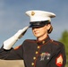The Marine Corps Mounted Color Guard presents the colors during Gunnison Cattlemen’s Days