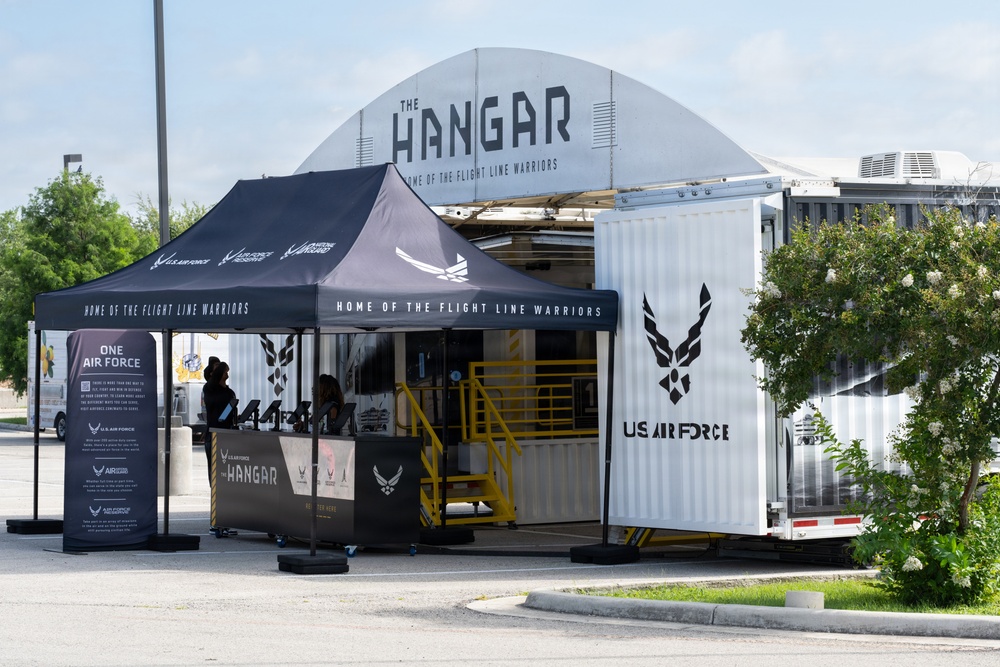The Hangar at U.S. Air Force Basic Military Training Graduation