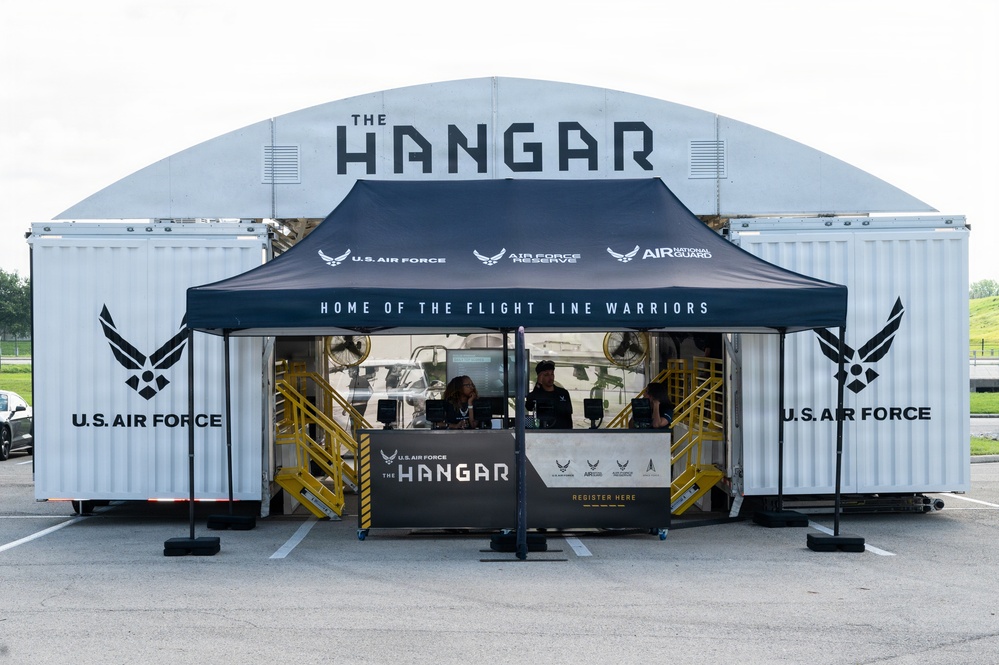 The Hangar at U.S. Air Force Basic Military Training Graduation