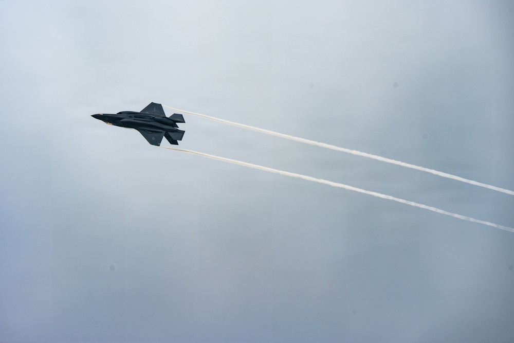 F-35s visit Keesler AFB