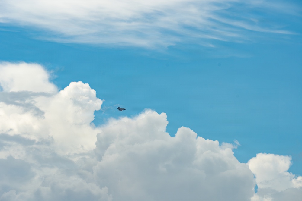 F-35s visit Keesler AFB