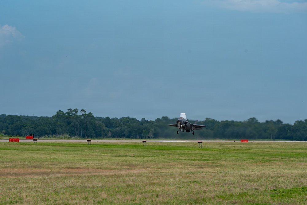 F-35s visit Keesler AFB