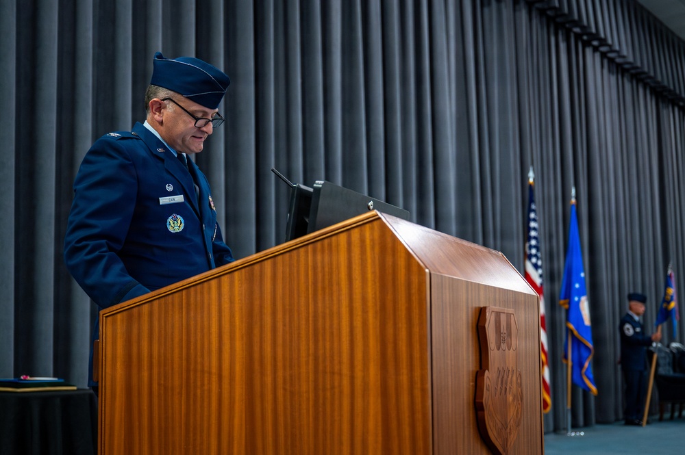 2nd Mission Support Group Change of Command Ceremony