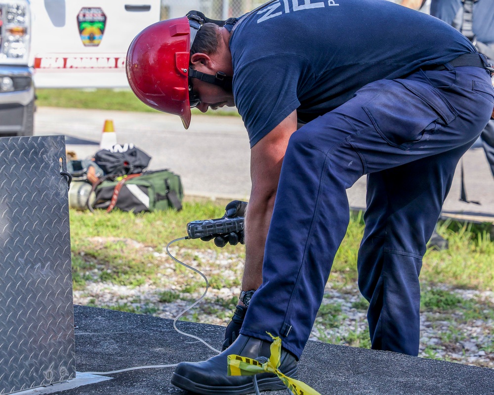 NSA Panama City Fire and Emergency Services Personnel Conduct Confined Space Drill