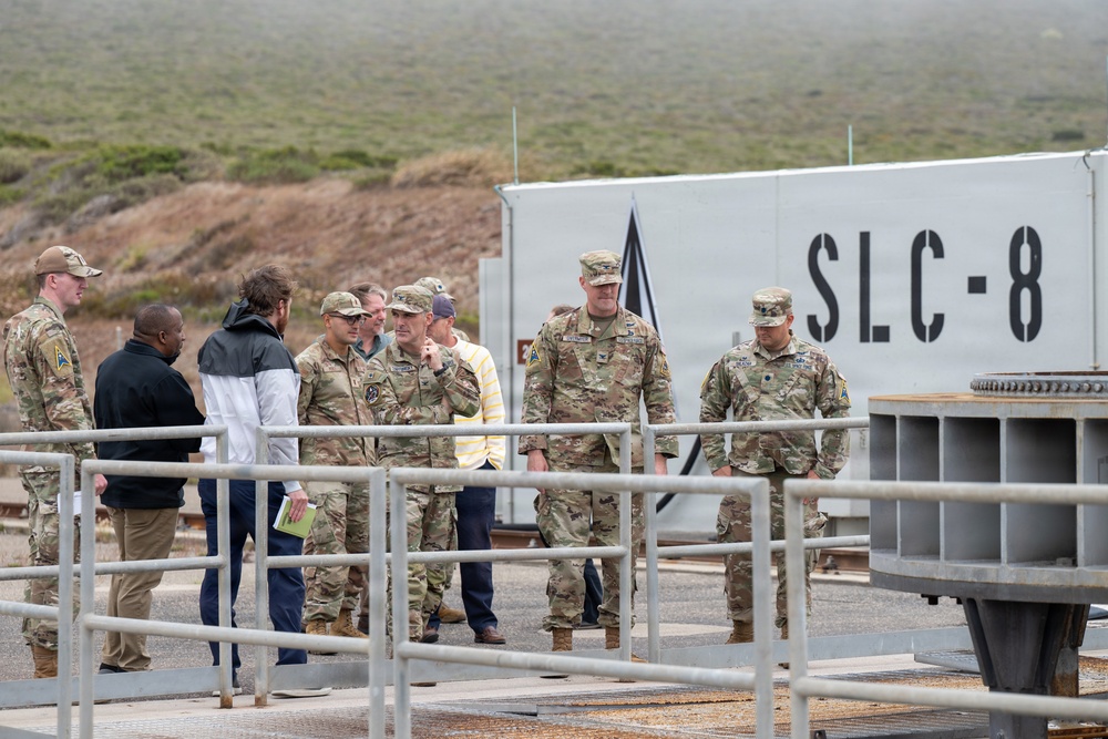The Portfolio Acquisition Executive for Space Access visits Vandenberg Space Force Base