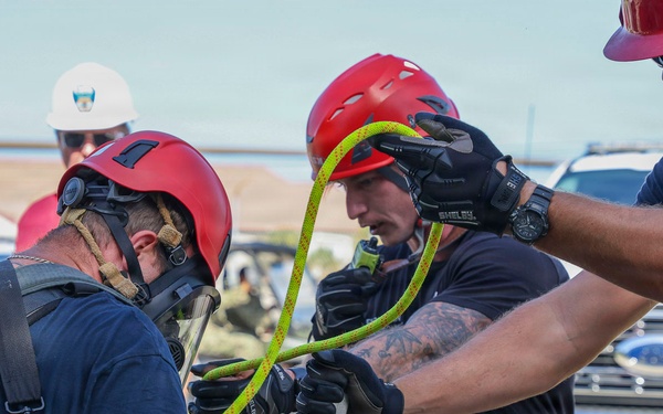 NSA Panama City Fire and Emergency Services Personnel Conduct Confined Space Drill