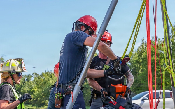 NSA Panama City Fire and Emergency Services Personnel Conduct Confined Space Drill