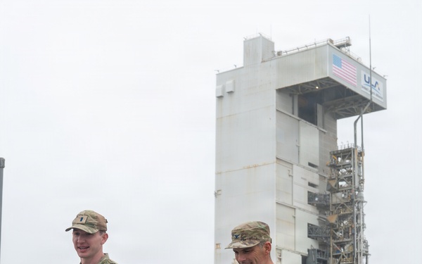 The Portfolio Acquisition Executive for Space Access visits Vandenberg Space Force Base