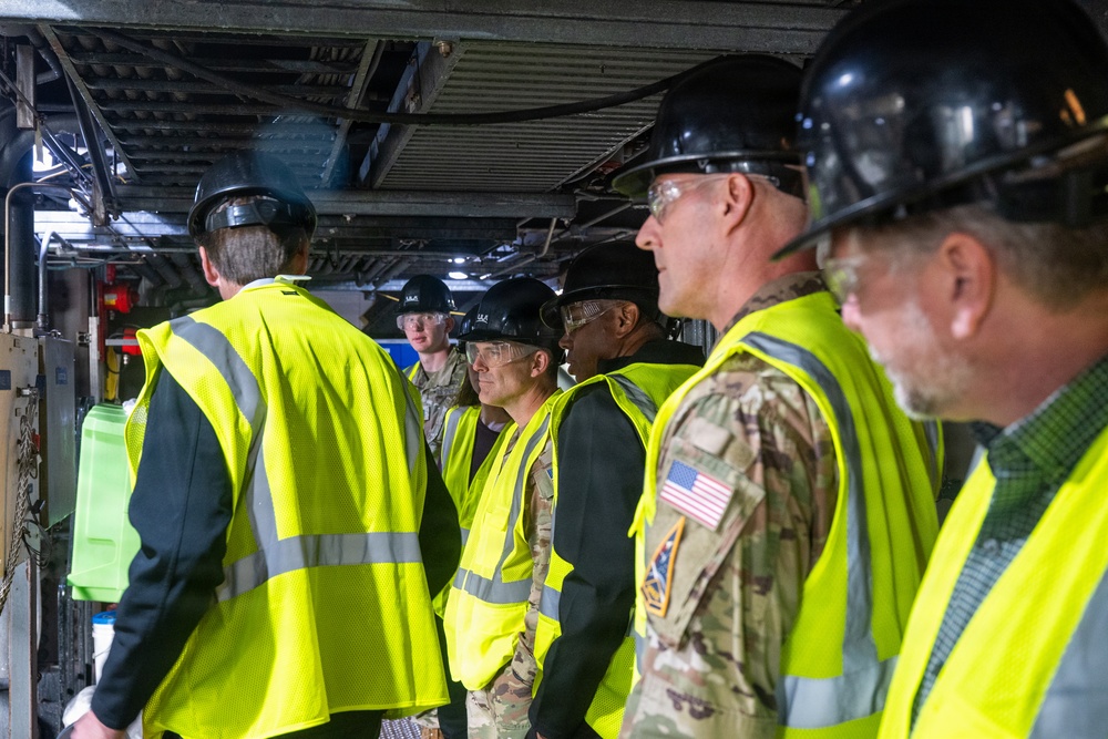 The Portfolio Acquisition Executive for Space Access visits Vandenberg Space Force Base