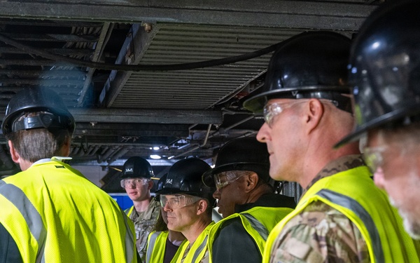 The Portfolio Acquisition Executive for Space Access visits Vandenberg Space Force Base