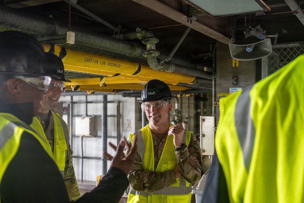 The Portfolio Acquisition Executive for Space Access visits Vandenberg Space Force Base