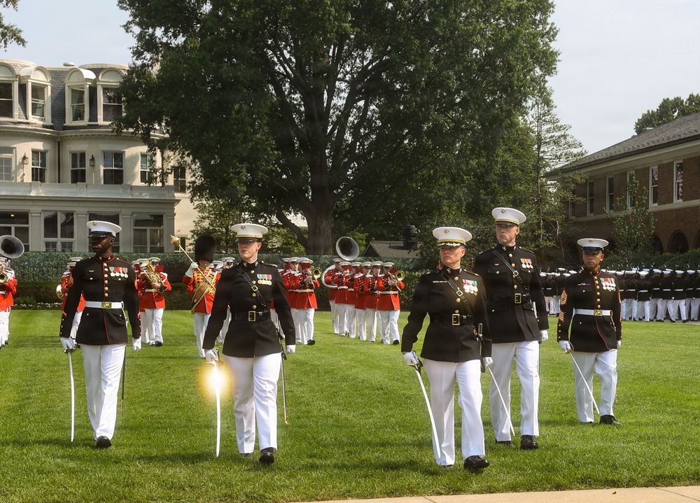 Marine Barracks Washington Change of Command