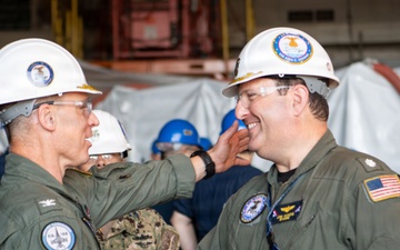 USS John C. Stennis (CVN 74) Rings Off Strike Officer