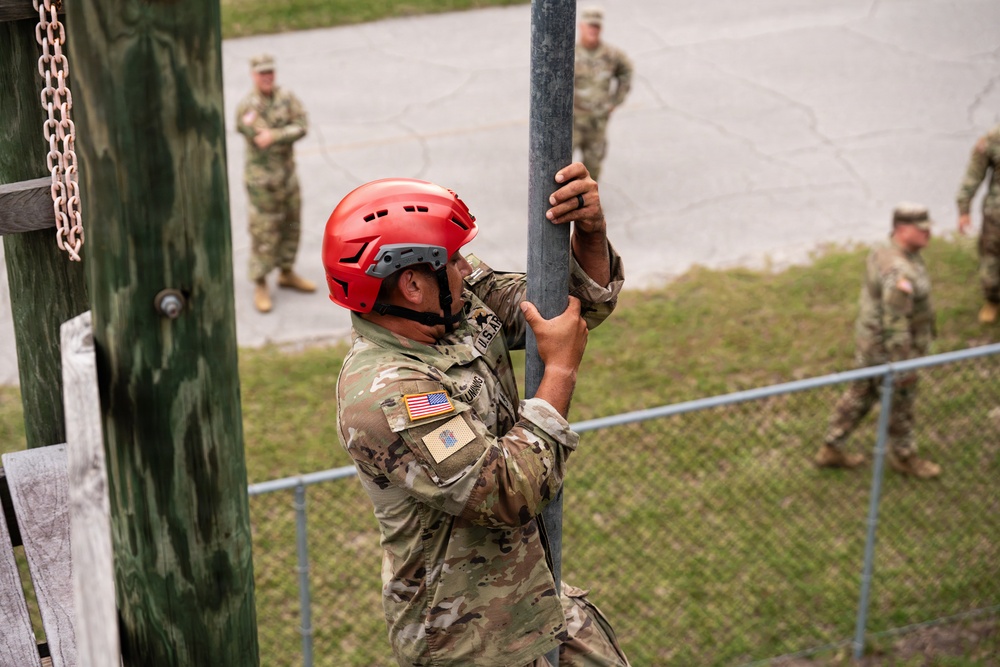 National Best Warrior 2026 competitors challenge themselves through obstacle course
