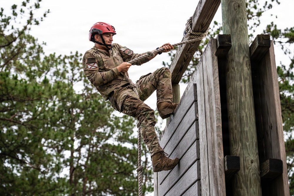 National Best Warrior 2026 competitors challenge themselves through obstacle course