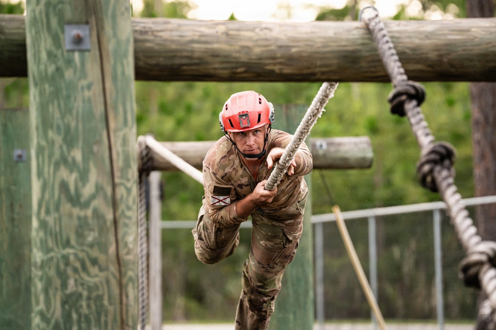 National Best Warrior 2026 competitors challenge themselves through obstacle course