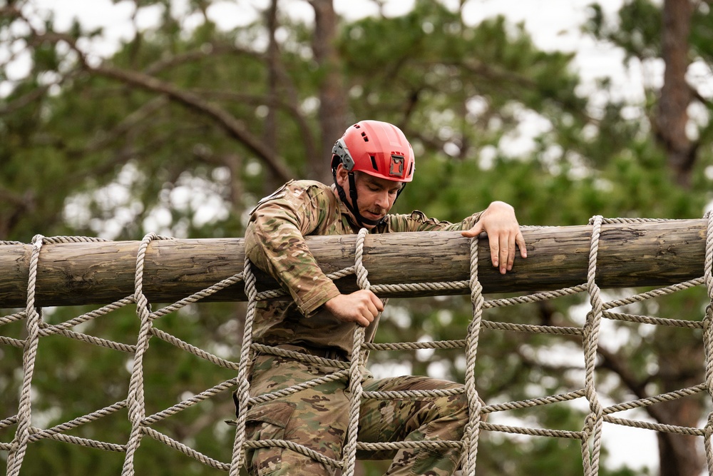 National Best Warrior 2026 competitors challenge themselves through obstacle course
