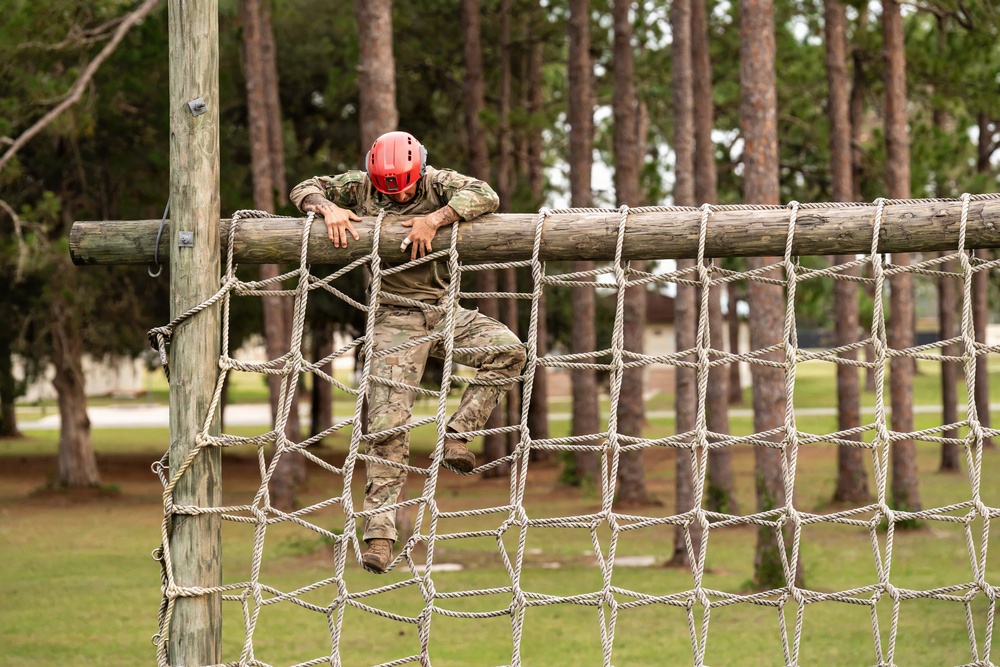 National Best Warrior 2026 competitors challenge themselves through obstacle course