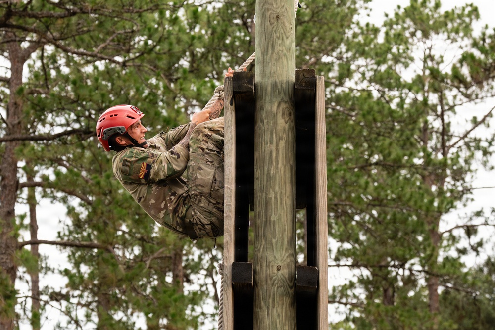 National Best Warrior 2026 competitors challenge themselves through obstacle course