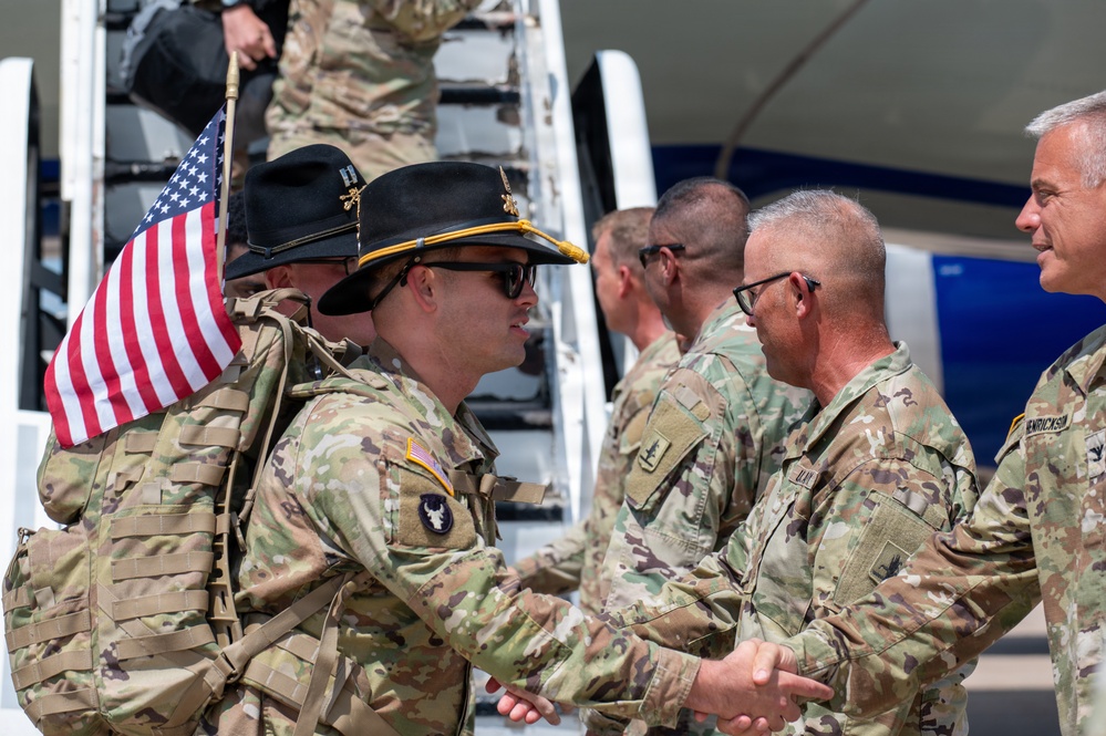 Nebraska National Guard Soldiers return home after Washington mission